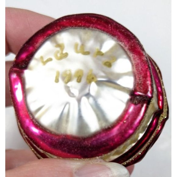 Vintage Inge Glas Cupcake Retired Old World Christmas - Picture 5 of 5